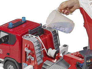 Bruder Scania Super 560R Fire Engine Toy | Ladder, Water Pump, Light & Sound