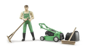 Bruder Gardener with equipment