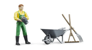 Bruder Farmer with Accessories