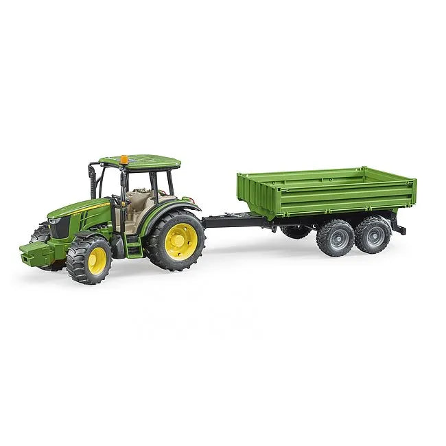 Bruder John Deere 5115M with Tipping Trailer