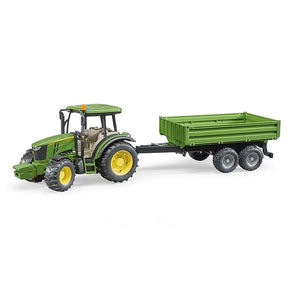 Bruder John Deere 5115M with Tipping Trailer