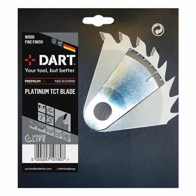 Dart Platinum Circular TCT Wood Cutting Saw Blade 160mm x 48 Teeth x 20mm Bore - DXPWC1602048