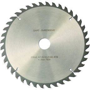 DART Silver 235mm x 30mm x 40T Circular Saw Blade