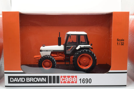 David Brown 1690 Model Tractor 1:32 Scale Die‑Cast 4WD by Universal Hobbies (1979‑83)