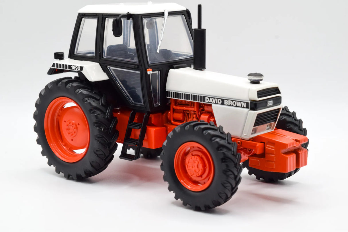 David Brown 1690 Model Tractor 1:32 Scale Die‑Cast 4WD by Universal Hobbies (1979‑83)