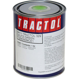 Deutz Green Paint - 1 Litre Tractol MK11 High Gloss Machinery Finish