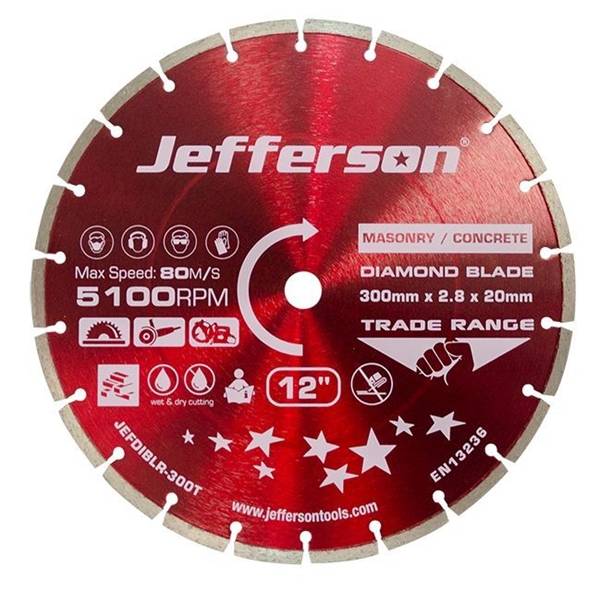 Jefferson Diamond Blade 300mm