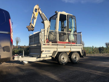M-Tec 8ft x 5ft Twin Axle Trailer