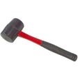 16oz Rubber Mallet with Fibreglass Handle 