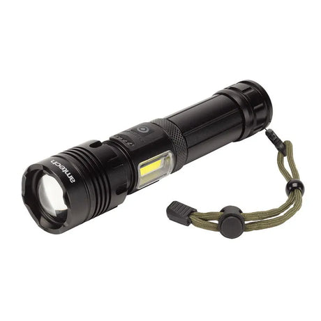 Amtech DKS1662 10W COB LED Rechargeable Power Beam Torch - Pocket-Sized, USB Rechargeable, Multi-Purpose