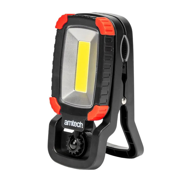 Amtech DKS8183 5W COB USB Rechargeable Mini Worklight - Portable, High-Intensity LED with Magnetic Base