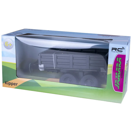 JAMARA Black Tipper Trailer for 1:16 RC Tractors