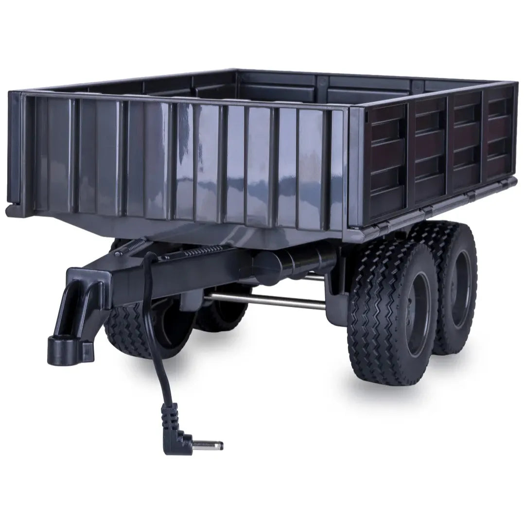 JAMARA Black Tipper Trailer for 1:16 RC Tractors