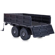 JAMARA Black Tipper Trailer for 1:16 RC Tractors