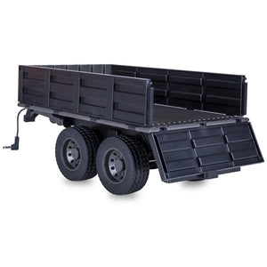 JAMARA Black Tipper Trailer for 1:16 RC Tractors