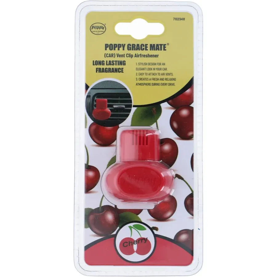 Poppy Vent Air Freshener - Cherry