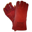 Jefferson 14" Welding Gauntlets Red