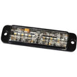 LED Global 12 LED White & Amber Warning Strobe