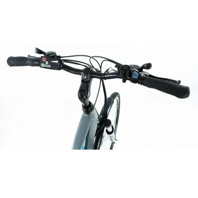 Dawes Mojave E-Bike Grey - 250W Electric Trekking Bike with 21-Speed Shimano Gears