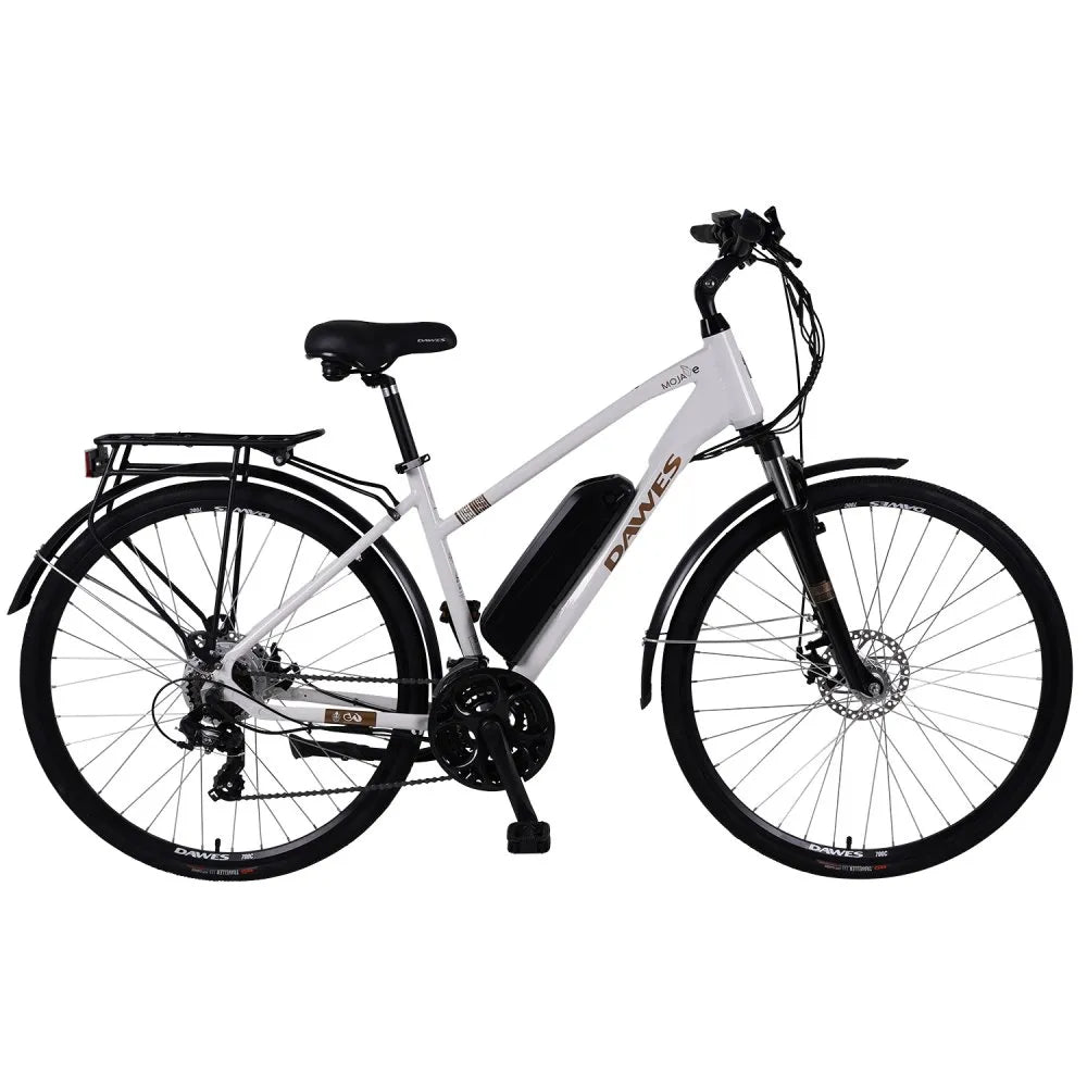 Dawes Mojave Electric Bike - Cream, 250W Motor with 36V 10Ah Battery