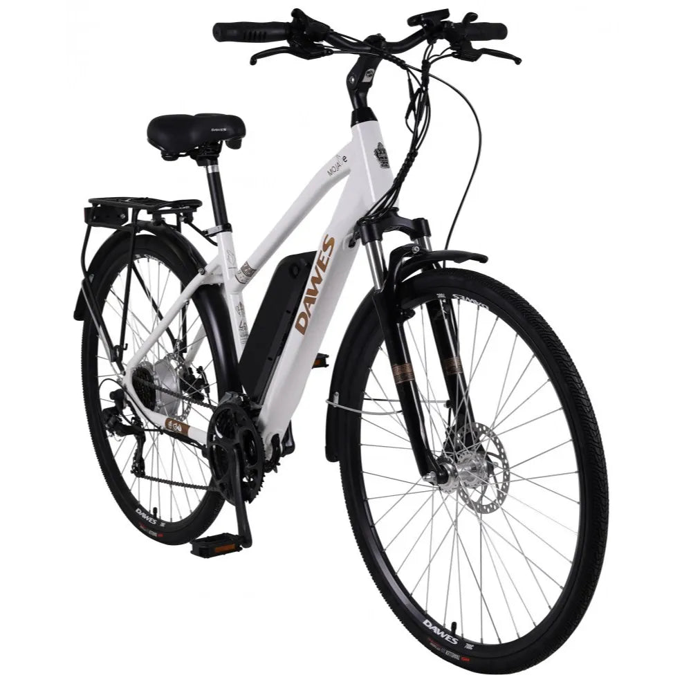 Dawes Mojave Electric Bike - Cream, 250W Motor with 36V 10Ah Battery