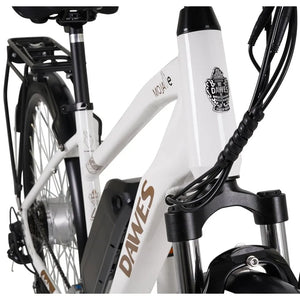 Dawes Mojave Electric Bike - Cream, 250W Motor with 36V 10Ah Battery