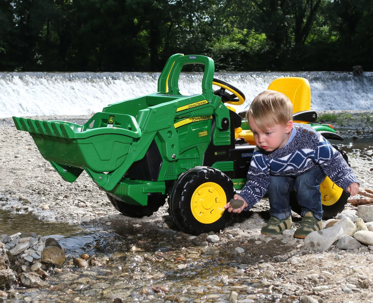 Peg Perego John Deere Ground Loader & Stake Side Trailer