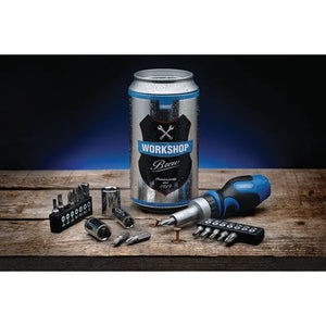 Draper Screwdriver & Bit Workshop Can