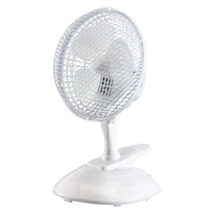 Draper Clip-On Desk Fan, 6"/150mm