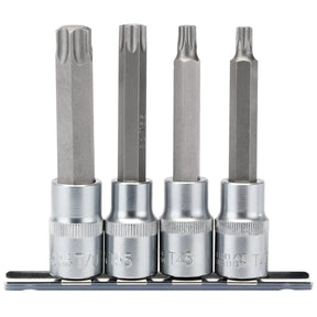 Draper X-STAR® Socket Bit Set, 1/2" Sq. Dr. (4Pcs)