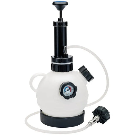 Draper 22495 Pump Action Brake Bleeder – 2 L Capacity, Pressure Gauge, One‑Person Operation