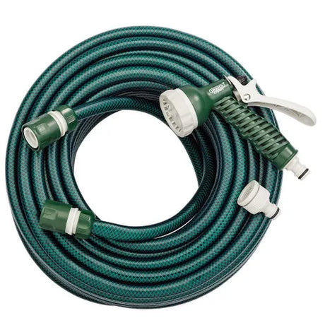 Draper 12 mm Bore Garden Hose and Spray Gun Kit 30m