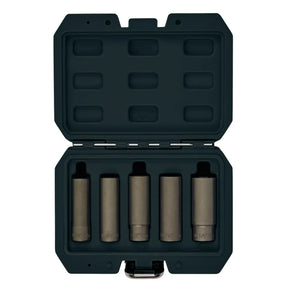 Draper 5pc Wheel Nut Double Socket Set, 3/8" Sq. Dr. - 12423