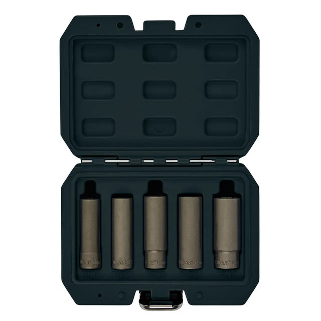 Draper 5pc Wheel Nut Double Socket Set, 3/8" Sq. Dr. - 12423