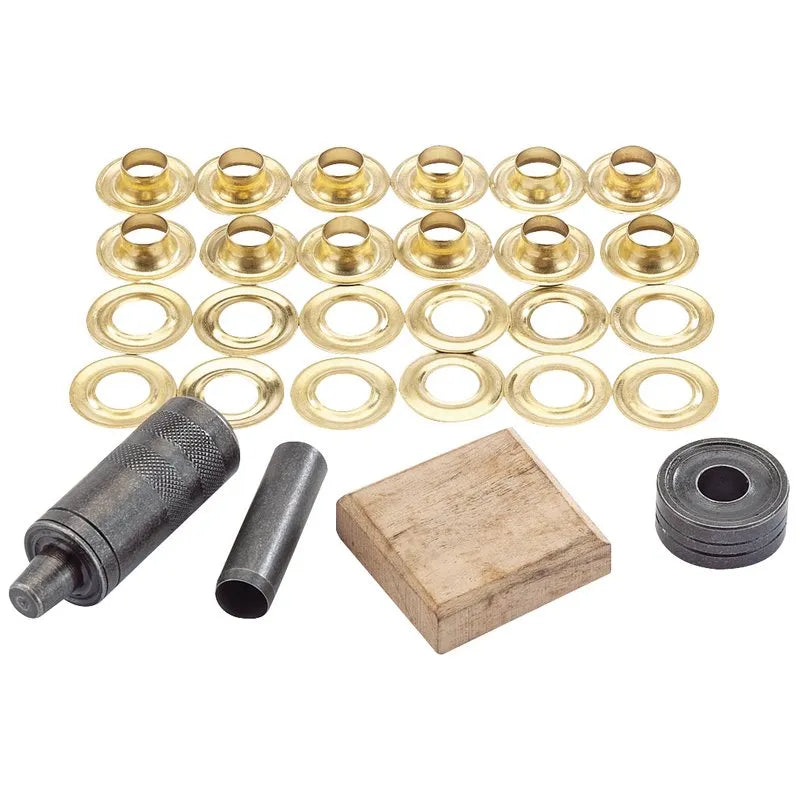Draper 85665 3/8″ Grommet Kit - Complete Eyelet Repair Set for Tarpaulins & Tents