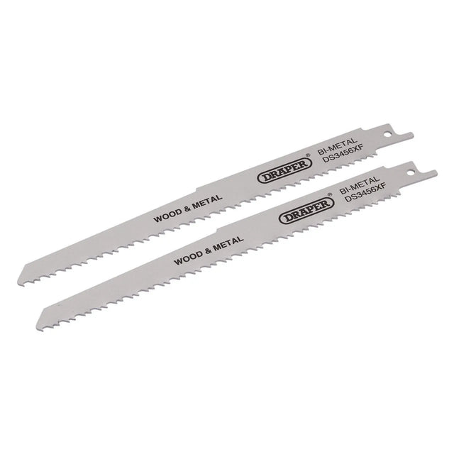 Draper Bi-metal Reciprocating Saw Blades 200mm (Pack of 2)