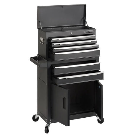 Draper Combined Roller Cabinet and Tool Chest, 6 Drawer, 24" 30680