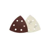 Draper  Delta Sanding Sheets with Hook and Loop, 93mm, Assorted Grit (Pack of 10)