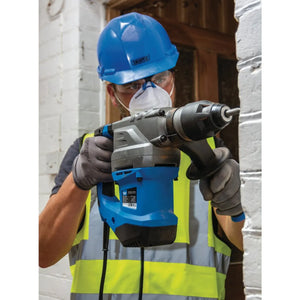 Draper Expert 230V SDS+ Rotary Hammer Drill, 1500W, 5.2kg, 4 Functions, Anti-Vibration Handle 56405