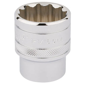 Draper Expert HI-TORQ® 12 Point Socket 1/2" Sq. Dr. 1 1/16" - Chrome Vanadium (33726)