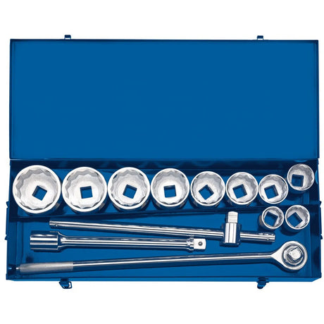 Draper Metric Socket Set in Metal case, 1" Sq. Dr. (13 Piece) 
