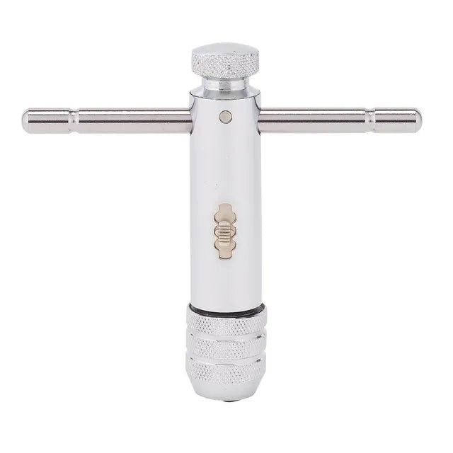 Draper Ratchet Tap Wrench M5-M12 - Chrome Plated with Sliding T-Bar | 24554
