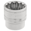 Draper Hi-Torq 12 Point Socket. 3/8" Sq. Dr. 22mm