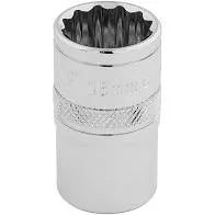 Draper Sockets 12 Point 1/2'' Drive (Single) - 16mm