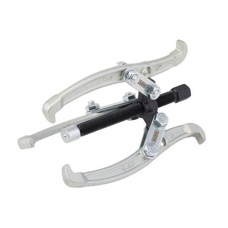 Draper Triple Leg Reversible Puller - 120mm Reach, 150mm Spread, Heavy-Duty Gear & Bearing Puller (08442)