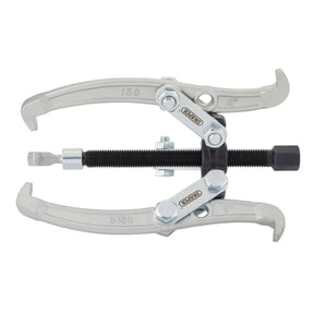 Draper Triple Leg Reversible Puller - 120mm Reach, 150mm Spread, Heavy-Duty Gear & Bearing Puller (08442)