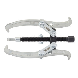 Draper Triple Leg Reversible Puller - 120mm Reach, 150mm Spread, Heavy-Duty Gear & Bearing Puller (08442)