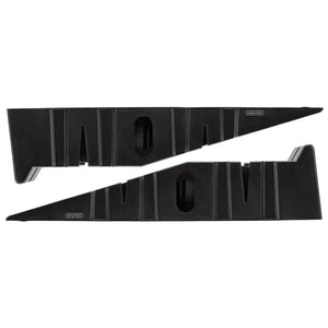 Draper 21147 Car Ramps - 2.5 Tonne Capacity (Pair) Plastic Ramps with Non‑Skid Thread & Rubber Pads