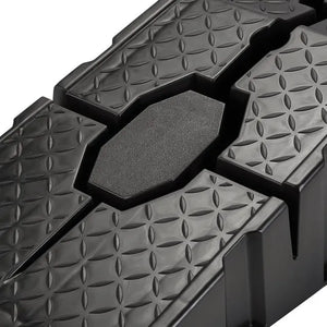 Draper 21147 Car Ramps - 2.5 Tonne Capacity (Pair) Plastic Ramps with Non‑Skid Thread & Rubber Pads