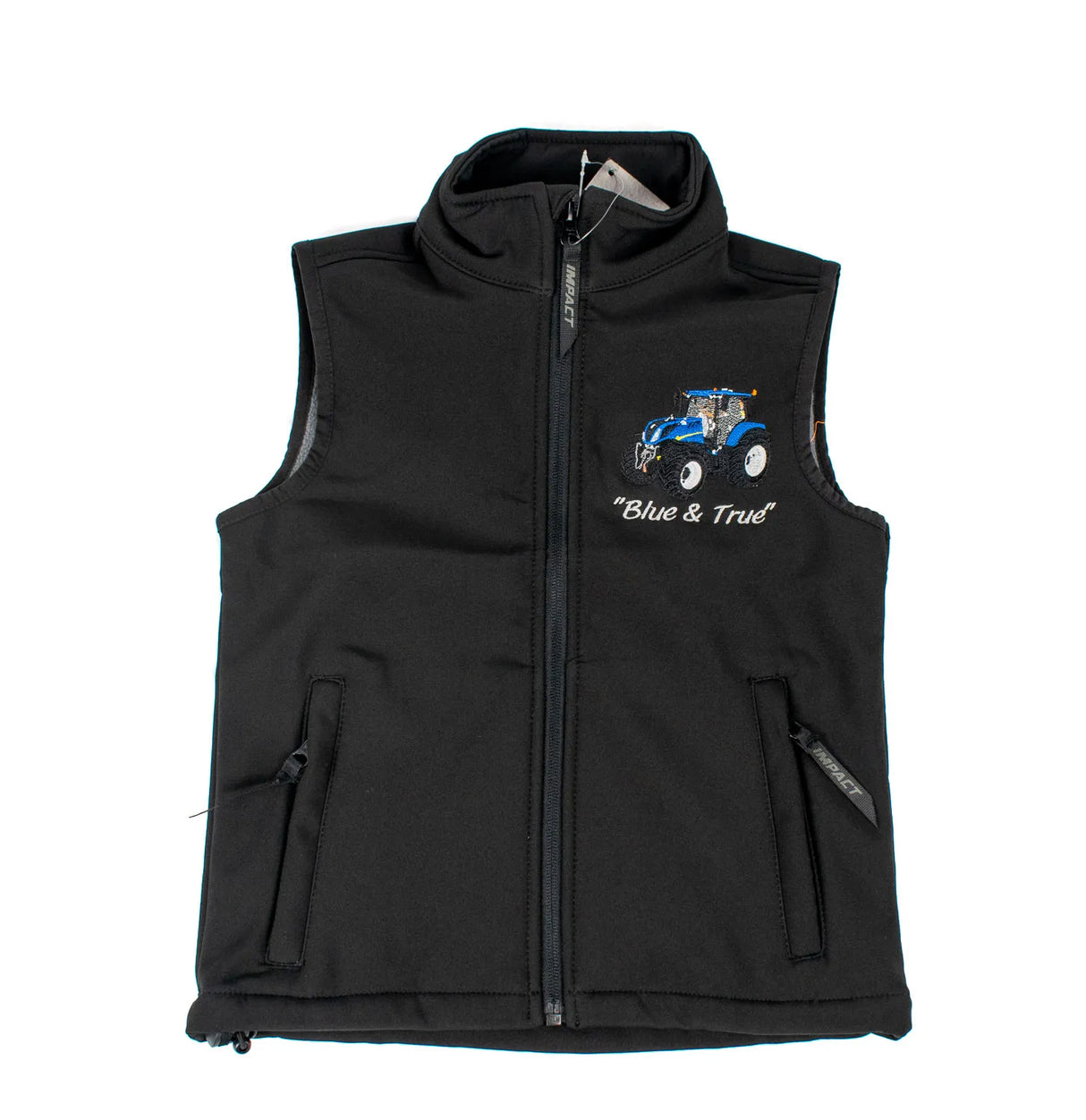 Impact Kids New Holland Softshell Gilet "Blue & True" 